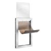 VEVOR Pet Door for Door with Lock and Magnetic Flap System Aluminum Frame Large