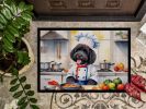 NEW Portuguese Water Dog The Chef Doormat Front Door Mat Indoor Outdoor Rugs for Entryway, Non Slip Washable Low Pile, 18H X 27W