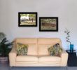 "The Spring House" 2-Piece Vignette by Billy Jacob, Black Frame