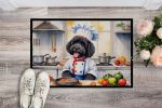 NEW Portuguese Water Dog The Chef Doormat Front Door Mat Indoor Outdoor Rugs for Entryway, Non Slip Washable Low Pile, 18H X 27W
