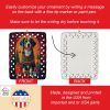 Appenzeller Sennenhund Holiday Christmas Porcelain Ornament Christmas Tree Hanging Decorations for Home Christmas Holiday, Rectangle, Gift, Multicolor