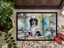 NEW Bernese Mountain Dog The Chef Doormat Front Door Mat Indoor Outdoor Rugs for Entryway, Non Slip Washable Low Pile, 18H X 27W