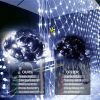 9.8*6.5FT Christmas Mesh Net Light,360 LED Net Light with 8 Modes&Remote