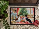 NEW Papillon Christmas Cookies Doormat Front Door Mat Indoor Outdoor Rugs for Entryway, Non Slip Washable Low Pile, 18H X 27W