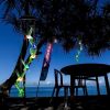 LED Colorful Solar Power Wind Chime Crystal Hummingbird Butterfly Waterproof Outdoor Windchime Solar Light for Garden outdoor